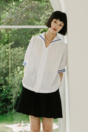 [24SS]AMALFI SAILOR BLOUSE