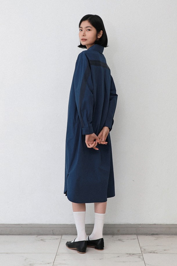 VINCENTNAVY - 긴소매 원피스 - [25SS]MILKYWAY SHIRT DRESS