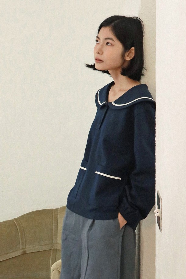 VINCENTNAVY - 스웻셔츠 - [25SS]SICILY SAILOR PULLOVER