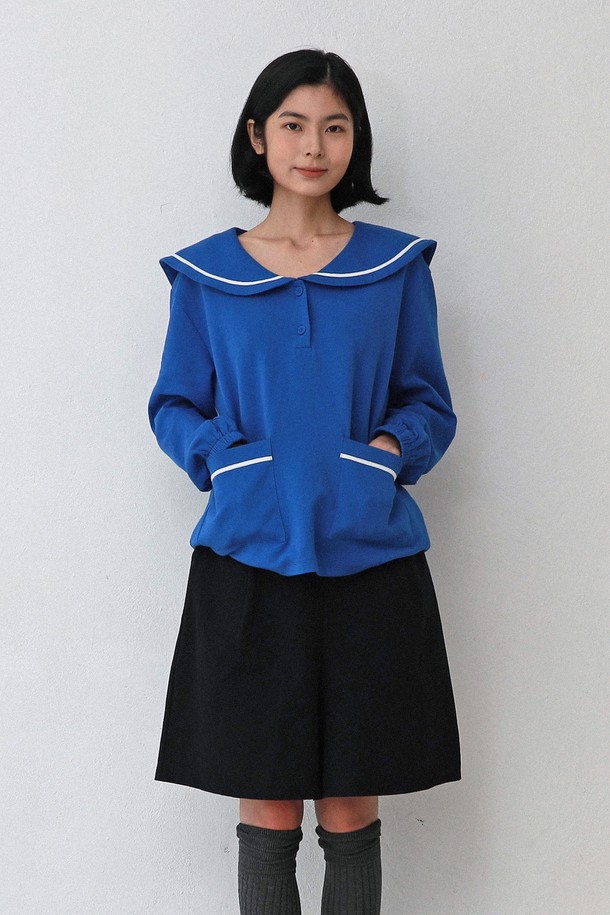 VINCENTNAVY - 스웻셔츠 - [25SS]SICILY SAILOR PULLOVER