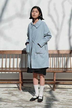 [25SS]ROUND COLLAR SPRING COAT