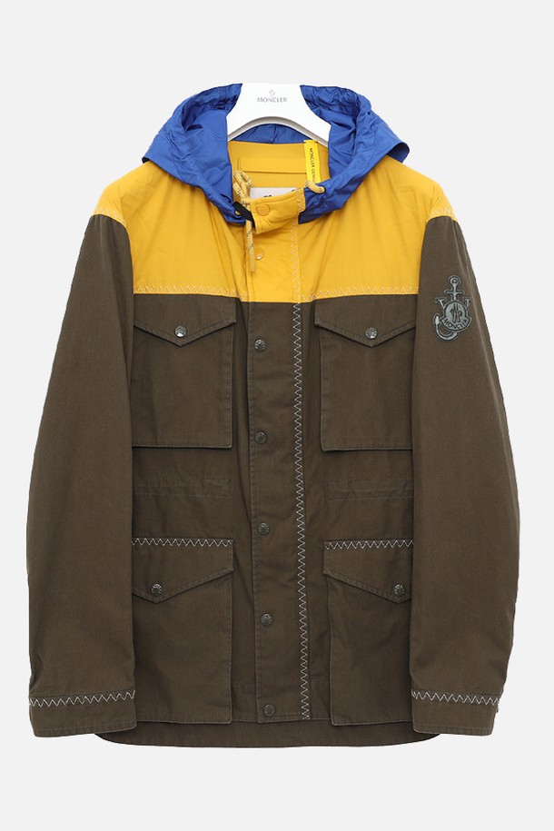 MONCLER - 사파리/필드자켓 - 몽클레어 레이튼 JW앤더슨 콜라보 후드 남성 자켓 1B51200 M1150 833 LEYTON