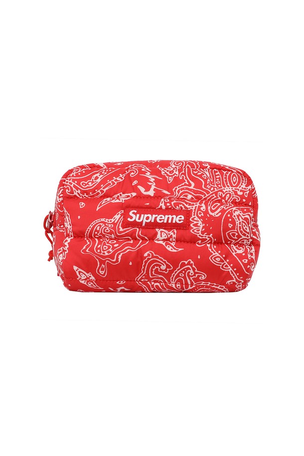 SUPREME - 클러치/파우치 - 슈프림 FW22B19 RED PSLY 퍼퍼 파우치