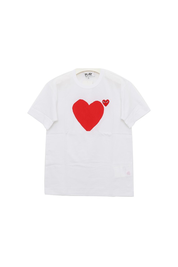 Comme des Garçons - 반팔티셔츠 - 꼼데가르송 P1T222 WHITE 반팔 티셔츠