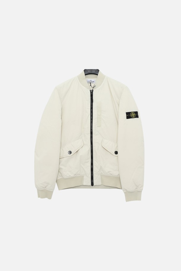 STONE ISLAND - 키즈아우터 - 스톤아일랜드키즈 와펜로고 투포켓 봄버 패딩 남아 자켓 771641236 V0097/8A