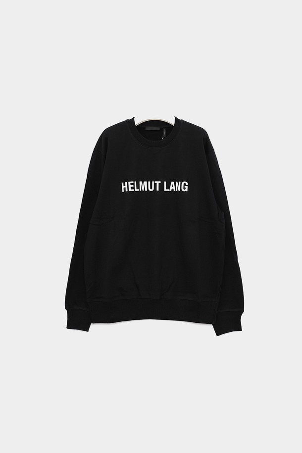 HELMUT LANG - 스웨트셔츠 - 헬무트랭 코어 로고 스웨트 남성 맨투맨 L09HM522 001