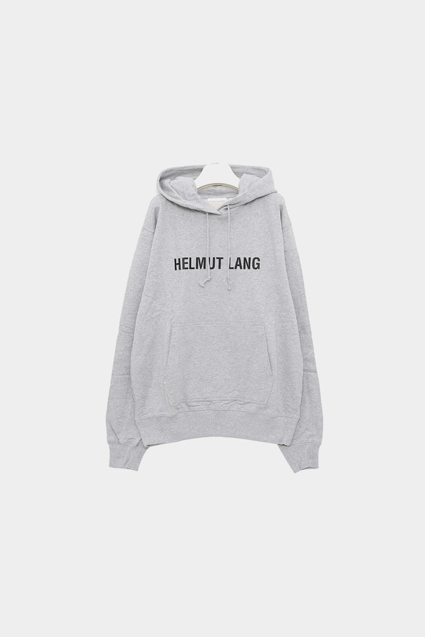 HELMUT LANG - 후디 - 헬무트랭 코어 로고 스웨트 남성 후드티 L09HM521 UEH