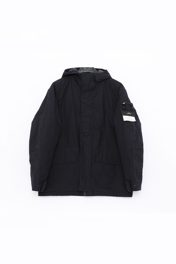 STONE ISLAND - 다운/패딩 - 스톤아일랜드 와펜로고 고스트피스 후드 패딩 남성 자켓 7915420F1 V0020