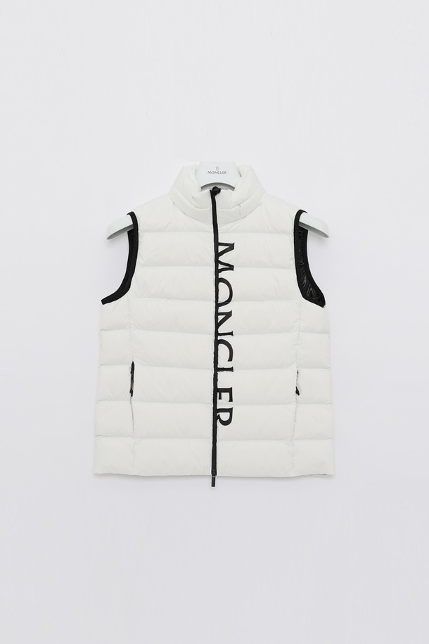 MONCLER - 점퍼 - 몽클레어 세니스 영문로고 패딩 조끼 여성 자켓 1A00036 53333 042 CENIS