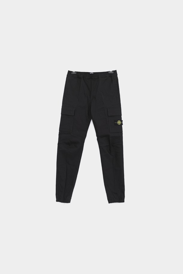 STONE ISLAND - 키즈하의 - 스톤아일랜드키즈 와펜로고 클래식 밴딩 카고 남아 팬츠 791630712 V0029/8A