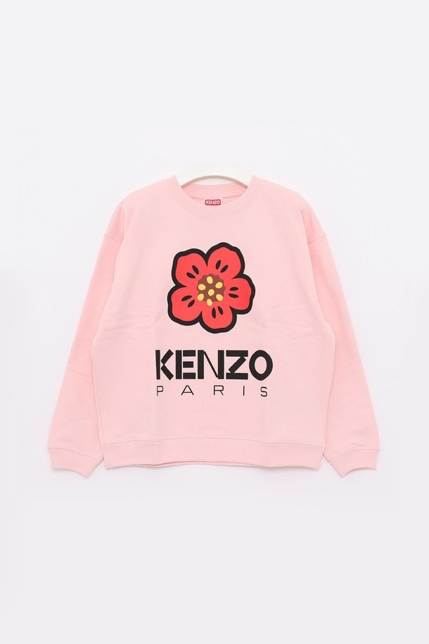 KENZO - 긴소매 티셔츠 - 겐조 보크 플라워 프린트 스웨트 여성 맨투맨 2SW036 4ME 34