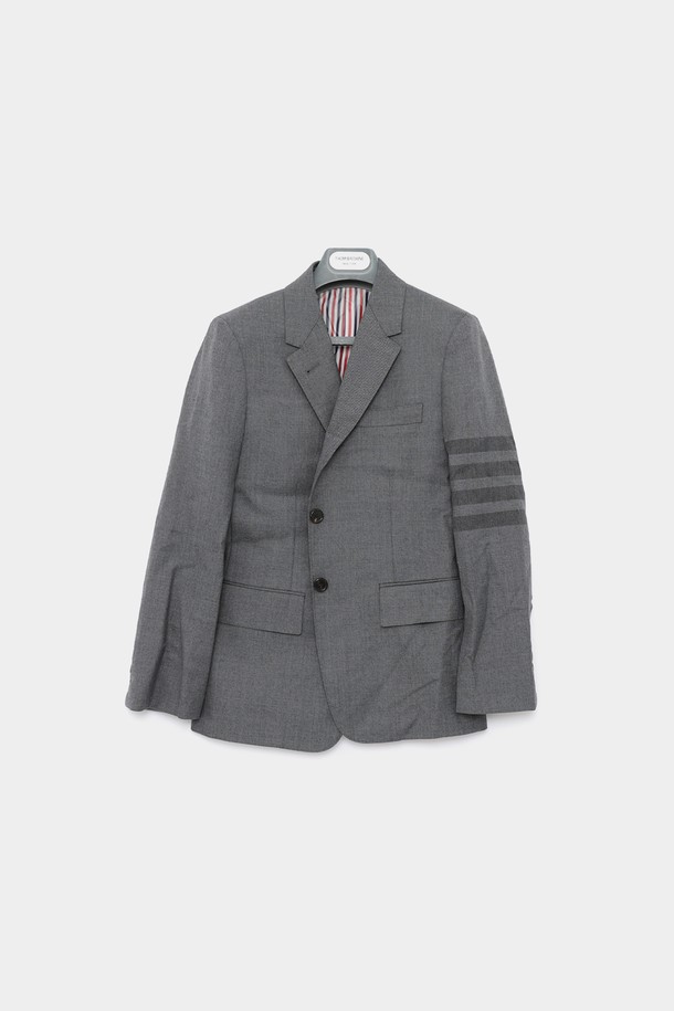 THOM BROWNE - 자켓 - 톰브라운 사선완장 울 믹스 블레이저 여성 자켓 FBC637A 04346 035