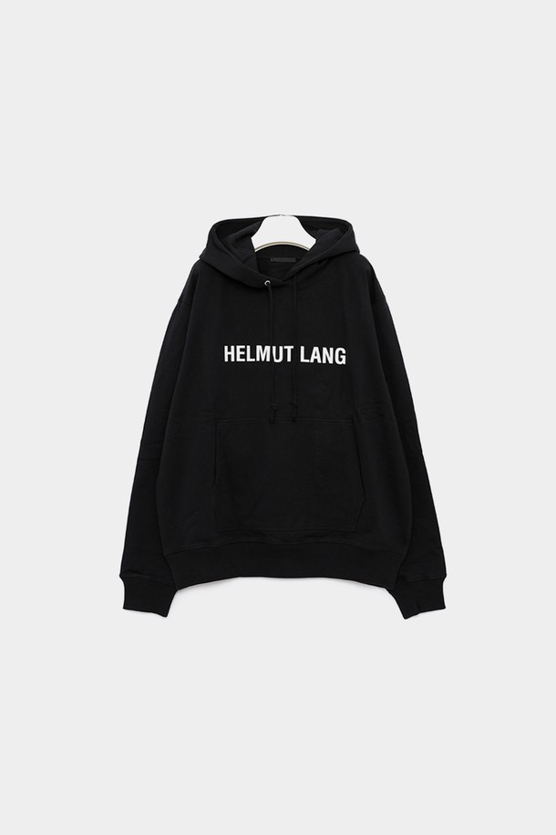 HELMUT LANG - 후디 - 헬무트랭 코어 로고 스웨트 남성 후드티 L09HM521 001