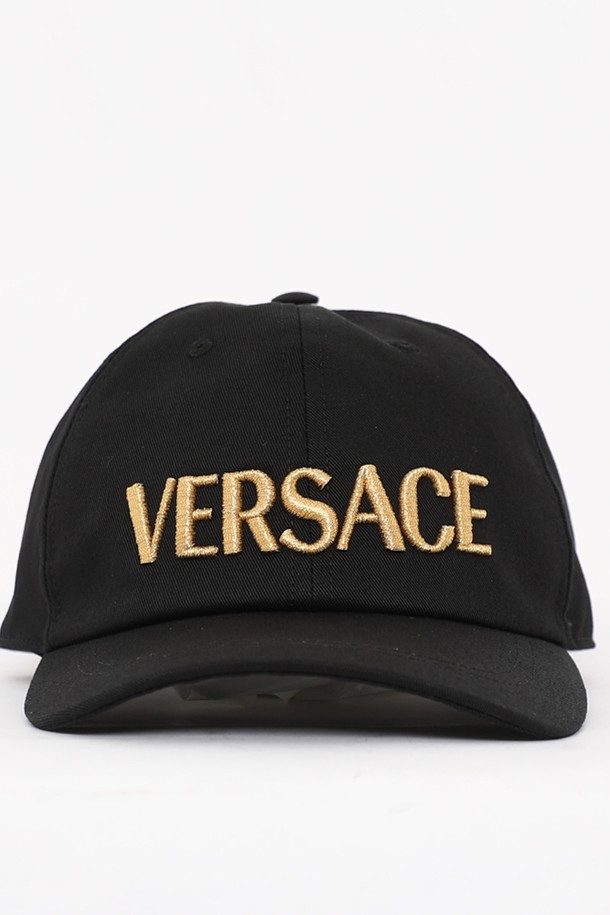 VERSACE - 모자 - 베르사체 골드 자수로고 남성 볼캡 1001590 1A08103 2B150