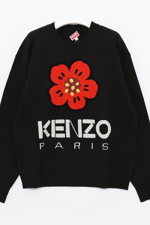 KENZO - 니트 - 겐조 5PU427 3LD 99J 보크 플라워 울 니트