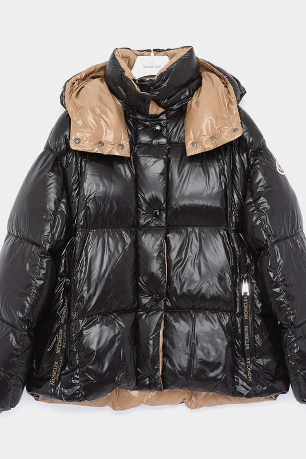 MONCLER - 점퍼 - 몽클레어 24FW 파라나 패치로고 후드 패딩 여성 자켓 1A00103 68950 999 PARANA