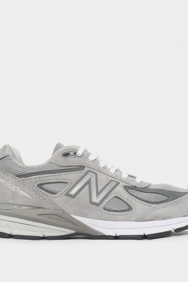 NEW BALANCE - 스니커즈 - 뉴발란스 990v4 메이드 인 USA 그레이 실버 남성 스니커즈 990GR4