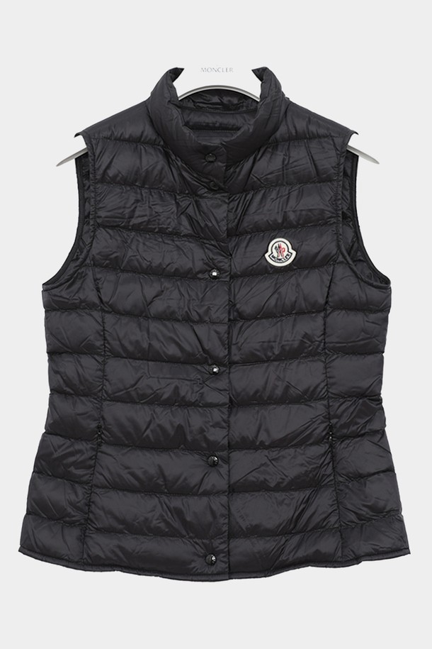 MONCLER - 키즈아우터 - 몽클키즈 리안 패치로고 패딩 조끼 베스트 여아 자켓 1A00101 53048 999 LIANE/12A