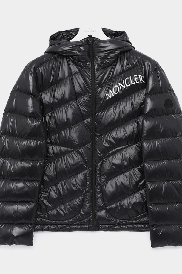 MONCLER - 다운/패딩 - 몽클레어 샤마 패치로고 후드 패딩 남성 자켓 1A00072 595GJ 999 SHAMA