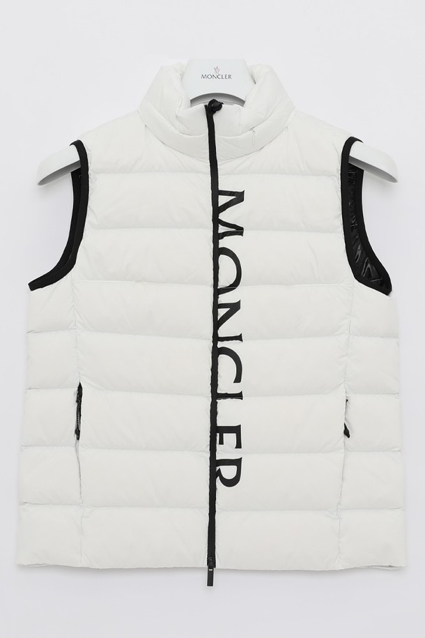 MONCLER - 점퍼 - 몽클레어 세니스 영문로고 패딩 조끼 여성 자켓 1A00036 53333 042 CENIS