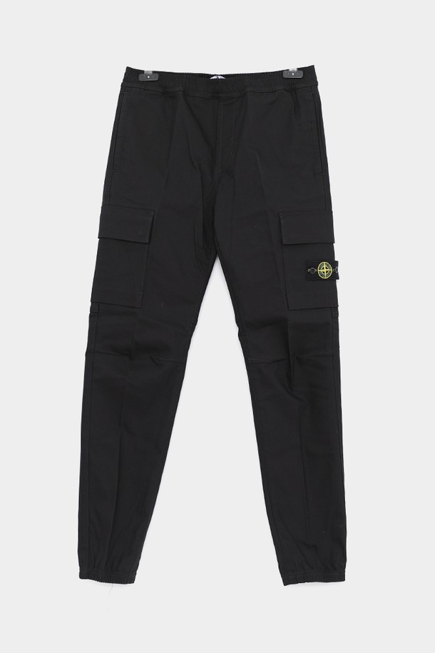 STONE ISLAND - 키즈하의 - 스톤아일랜드키즈 와펜로고 클래식 밴딩 카고 남아 팬츠 791630712 V0029/8A