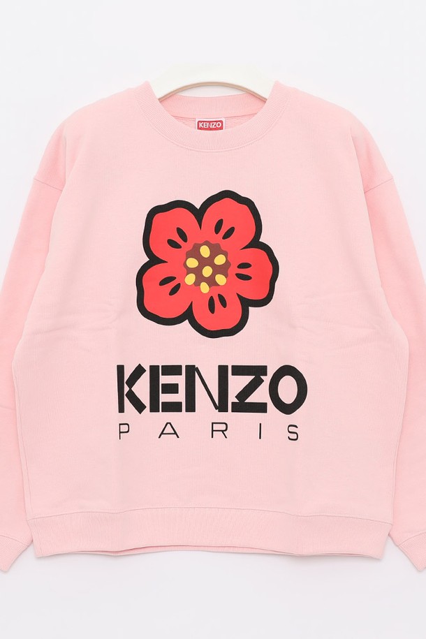 KENZO - 긴소매 티셔츠 - 겐조 보크 플라워 프린트 스웨트 여성 맨투맨 2SW036 4ME 34