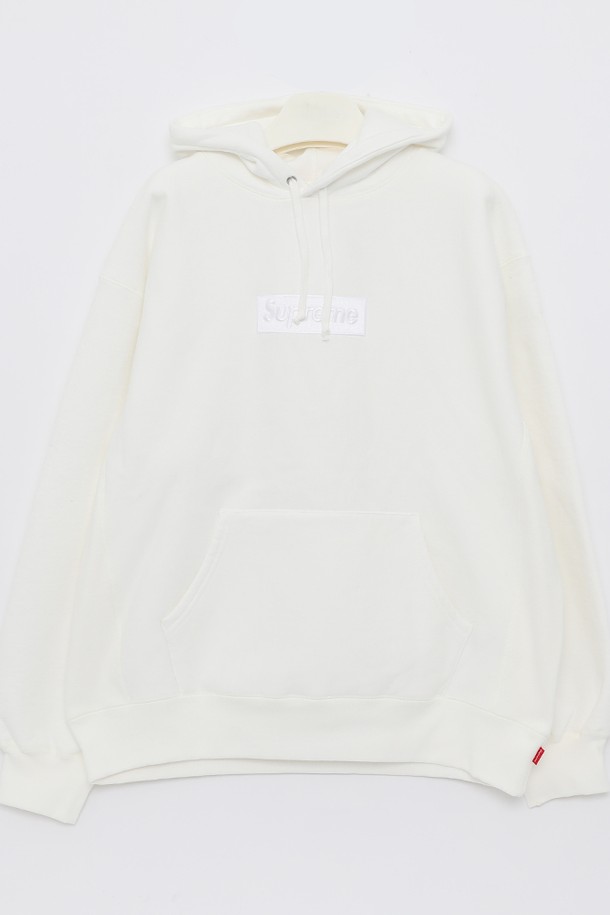 SUPREME - 후디 - 슈프림 박스로고 클래식 스웨트 남성 후드티 FW23SW56 WHITE