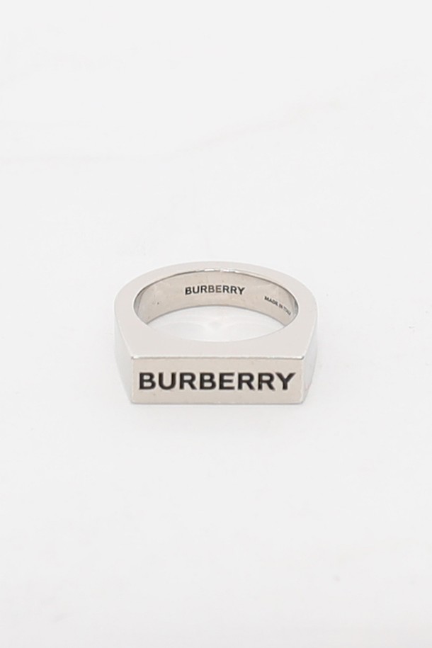 BURBERRY - 기타소품 - 버버리 엔그레이빙 팔라듐 공용 반지 8064271