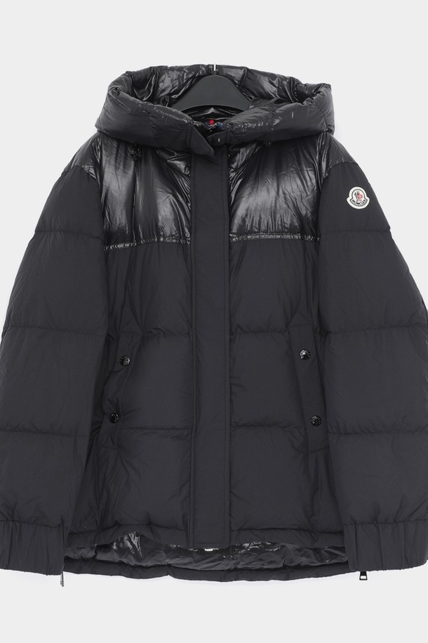 MONCLER - 패딩 - 몽클레어 티발 패치로고 후드 패딩 여성 자켓 1A00081 595A2 999 ETIVAL