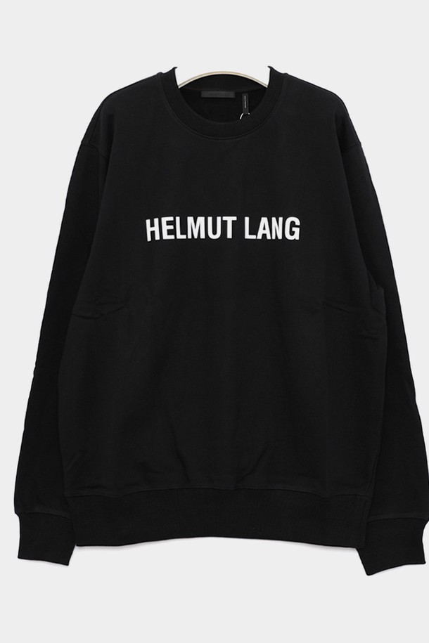 HELMUT LANG - 스웨트셔츠 - 헬무트랭 코어 로고 스웨트 남성 맨투맨 L09HM522 001