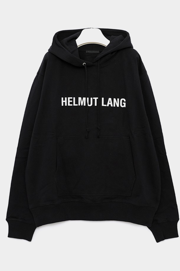 HELMUT LANG - 후디 - 헬무트랭 코어 로고 스웨트 남성 후드티 L09HM521 001