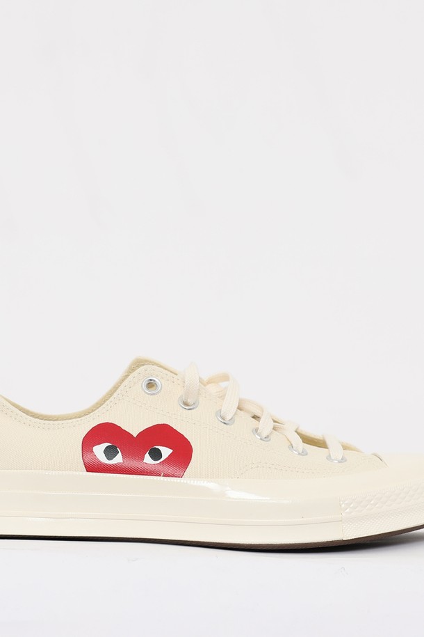 Comme des Garçons - 스니커즈 - 꼼데가르송 P1K1112 WHITE 컨버스X꼼데 스니커즈