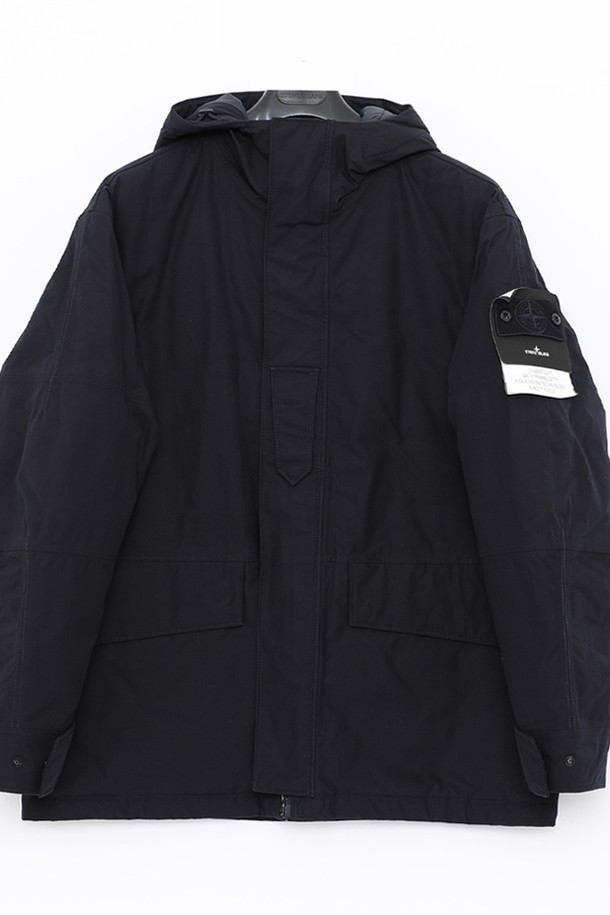 STONE ISLAND - 다운/패딩 - 스톤아일랜드 와펜로고 고스트피스 후드 패딩 남성 자켓 7915420F1 V0020