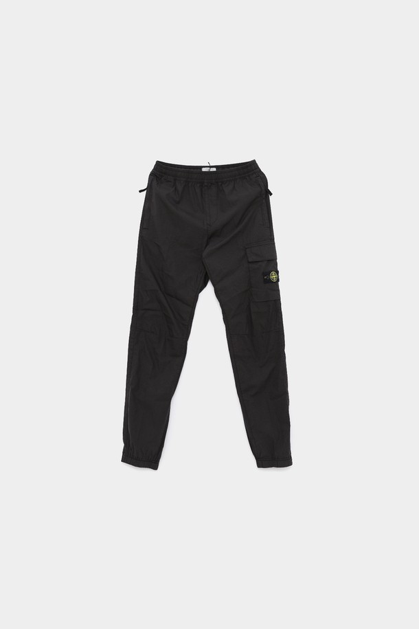 STONE ISLAND - 키즈하의 - 스톤키즈 와펜로고 밴딩 조거 카고 남아 팬츠 781630801 V1029/12A