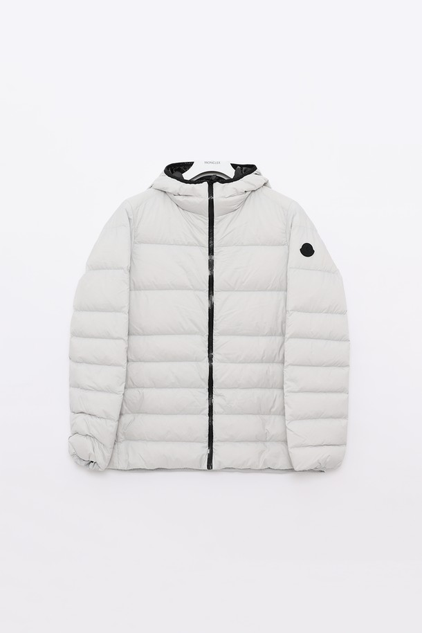 MONCLER - 점퍼 - 몽클레어 플러비스 패치로고 후드 패딩 여성 자켓 1A00022 595FD 91Q PLUVIS