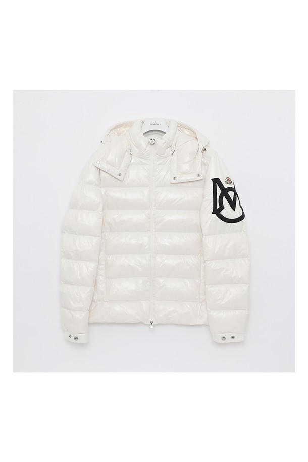 MONCLER - 다운/패딩 - 몽클레어 살룩스 패치로고 후드 패딩 남성 자켓 1A00007 5963V 031 SAULX