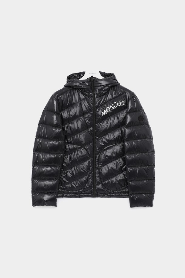 MONCLER - 다운/패딩 - 몽클레어 샤마 패치로고 후드 패딩 남성 자켓 1A00072 595GJ 999 SHAMA