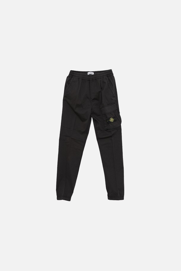 STONE ISLAND - 키즈하의 - 스톤아일랜드키즈 와펜로고 밴딩 조거 카고 남아 팬츠 781630512 V0029/8A