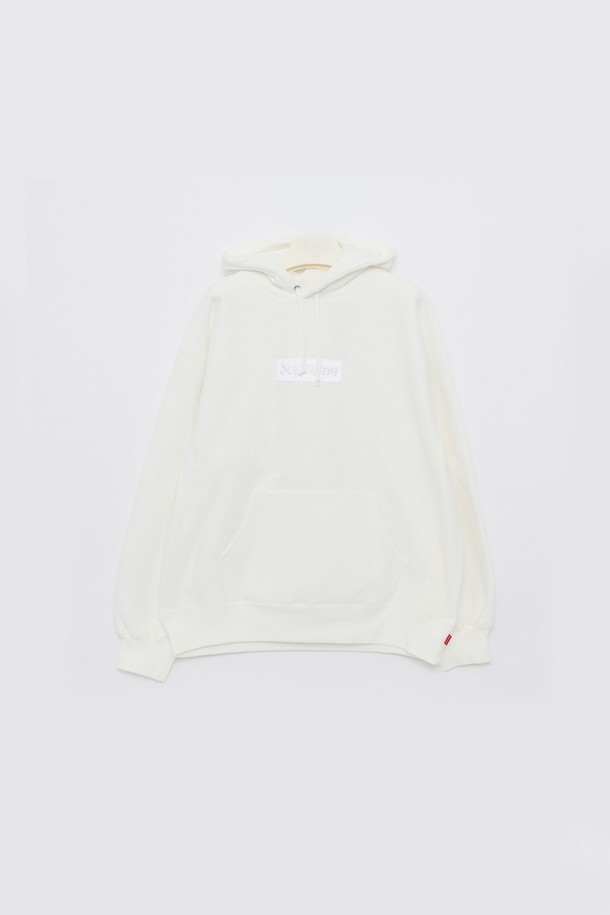 SUPREME - 후디 - 슈프림 박스로고 클래식 스웨트 남성 후드티 FW23SW56 WHITE