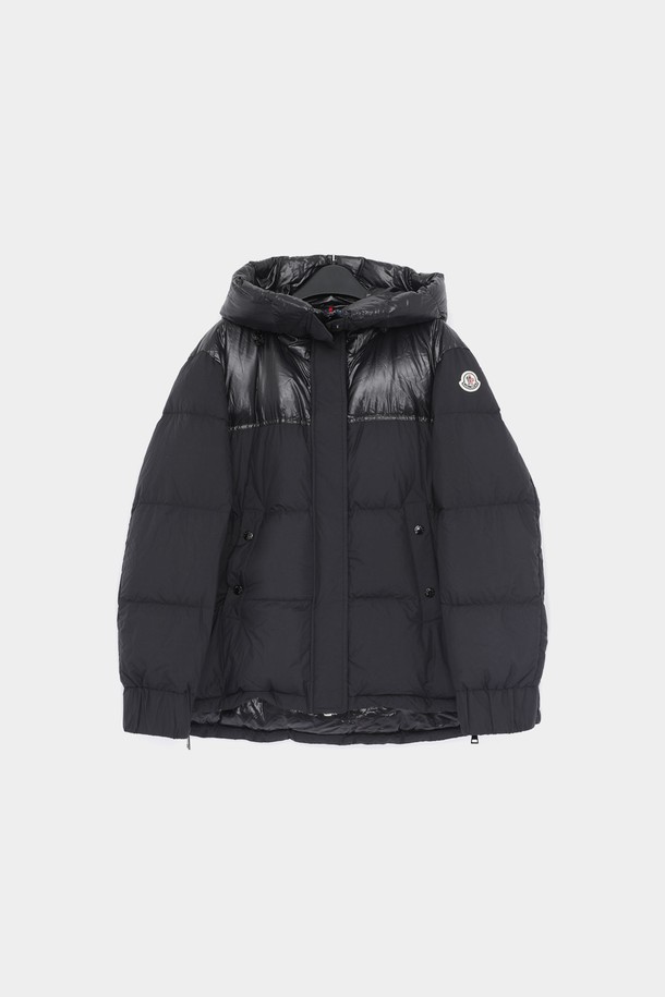 MONCLER - 패딩 - 몽클레어 티발 패치로고 후드 패딩 여성 자켓 1A00081 595A2 999 ETIVAL