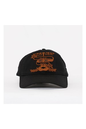 와이프로젝트 파리스 베스트 자수로고 남성 볼캡 CAP01 S25 BLACK