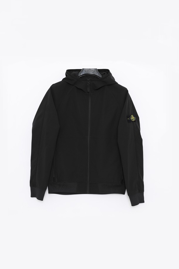 STONE ISLAND - 의류 - 스톤키즈 와펜로고 소프트쉘 후드 남아(여아) 자켓 801640127 V0029/8A