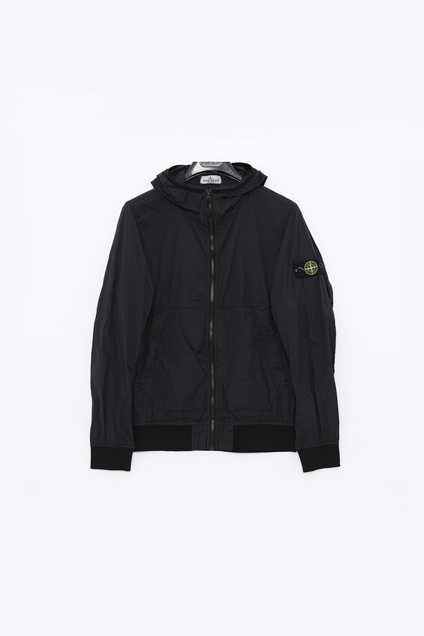 STONE ISLAND - 의류 - 스톤키즈 와펜로고 나일론 후드 남아(여아) 자켓 801641136 V0029/12A