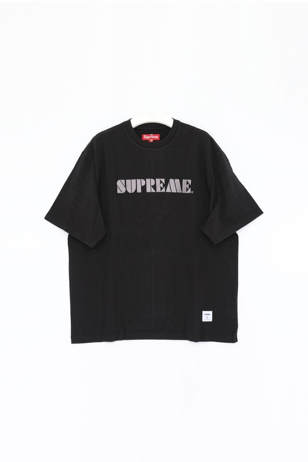 SUPREME - 반팔티셔츠 - 슈프림 24SS SS24KN59 BLACK 스텐실 반팔티