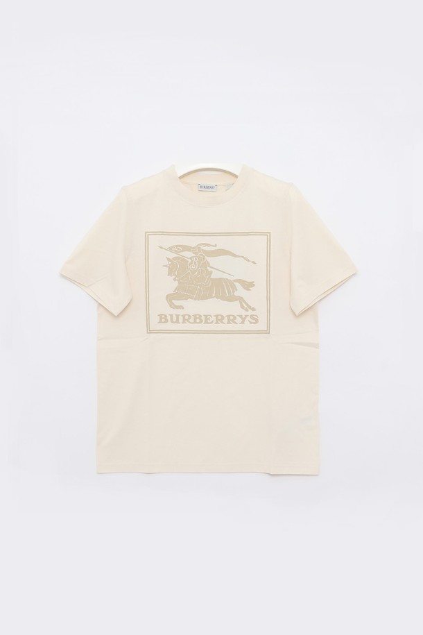 BURBERRY - 키즈상의 - 버버리키즈 24SS 8077991 빅기사로고 티셔츠 10A