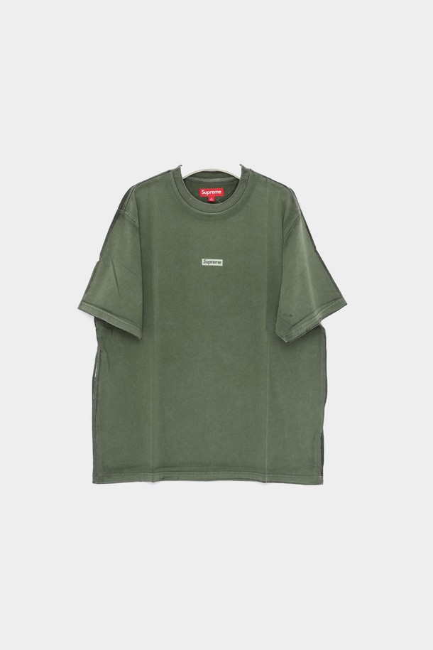 SUPREME - 반팔티셔츠 - 슈프림 오버프린트 스몰 반팔 남성 티셔츠 SS24KN54 GREEN