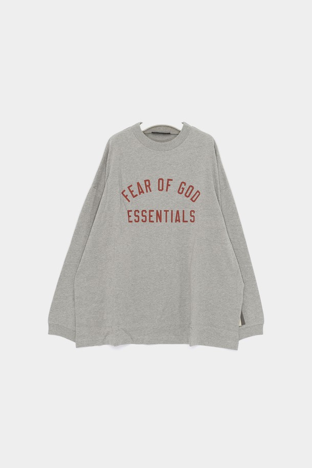 FEAR OF GOD - 긴팔티셔츠 - 피어오브갓 24FW 에센셜 프린트 저지 롱슬리브 오버핏 긴팔 남성 티셔츠 125BT244201F