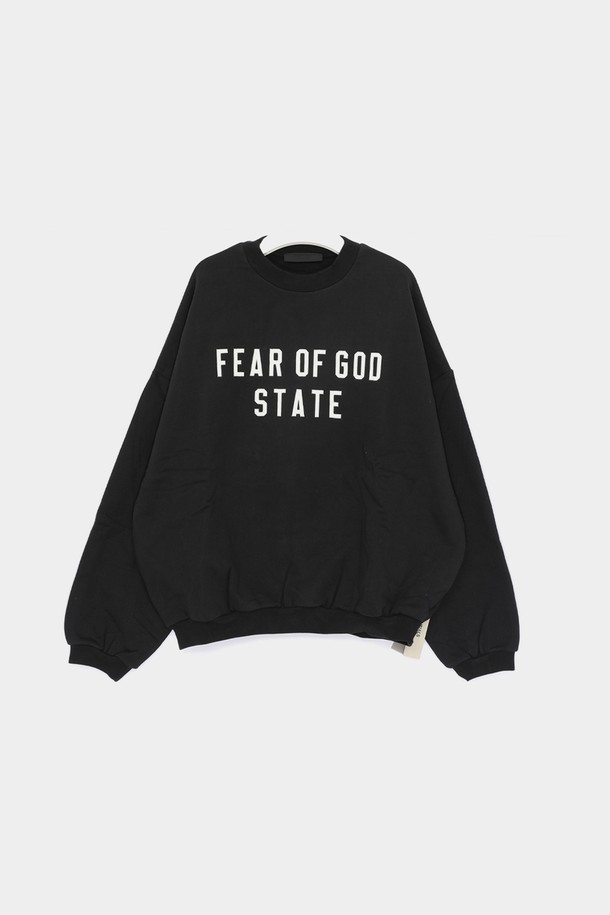 FEAR OF GOD - 스웨트셔츠 - 피어오브갓 24FW 에센셜 헤비 플리스 오버핏 스웨트 남성 맨투맨 192BT246230F