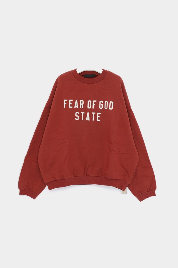 FEAR OF GOD - 스웨트셔츠 - 피어오브갓 24FW 에센셜 헤비 플리스 오버핏 스웨트 남성 맨투맨 192BT246236F