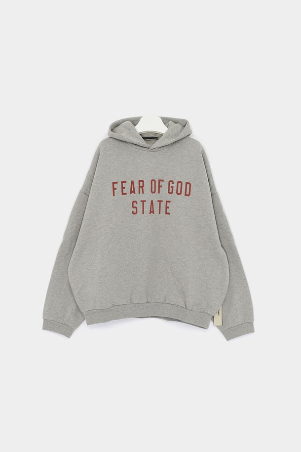 FEAR OF GOD - 후디 - 피어오브갓 24FW 에센셜 플리스 오버핏 스테이트 남성 후드티 192BT246251F